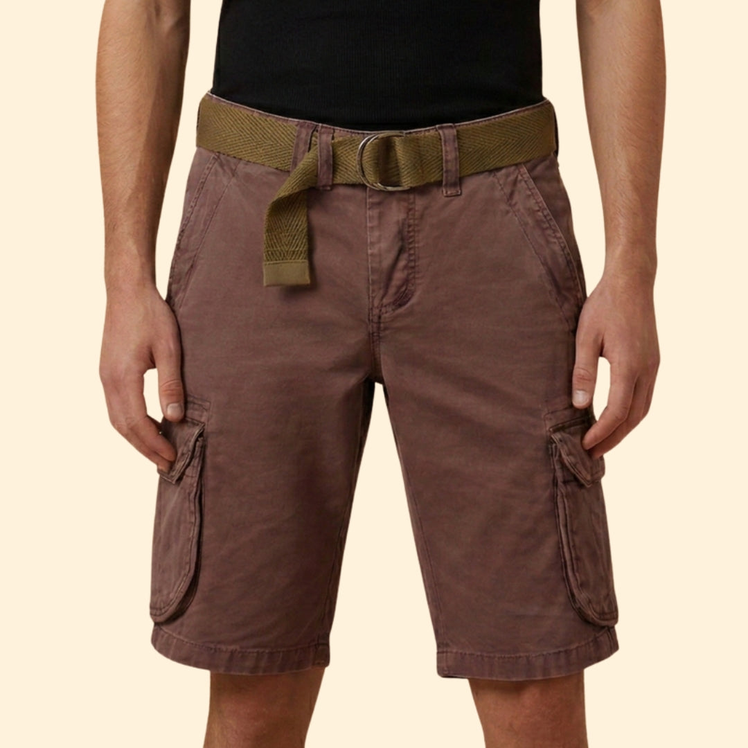Men's Utility Shorts with Side Cargo Pockets