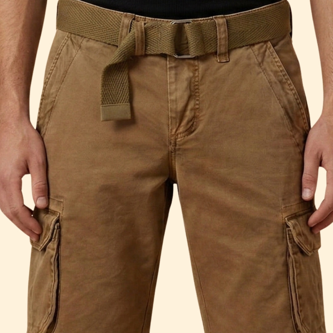 Men's Utility Shorts with Side Cargo Pockets