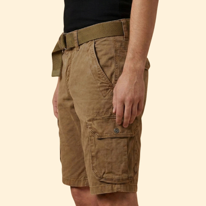 Men's Utility Shorts with Side Cargo Pockets