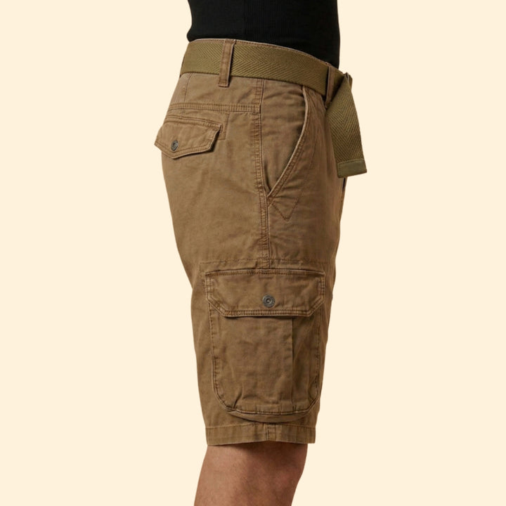 Men's Utility Shorts with Side Cargo Pockets