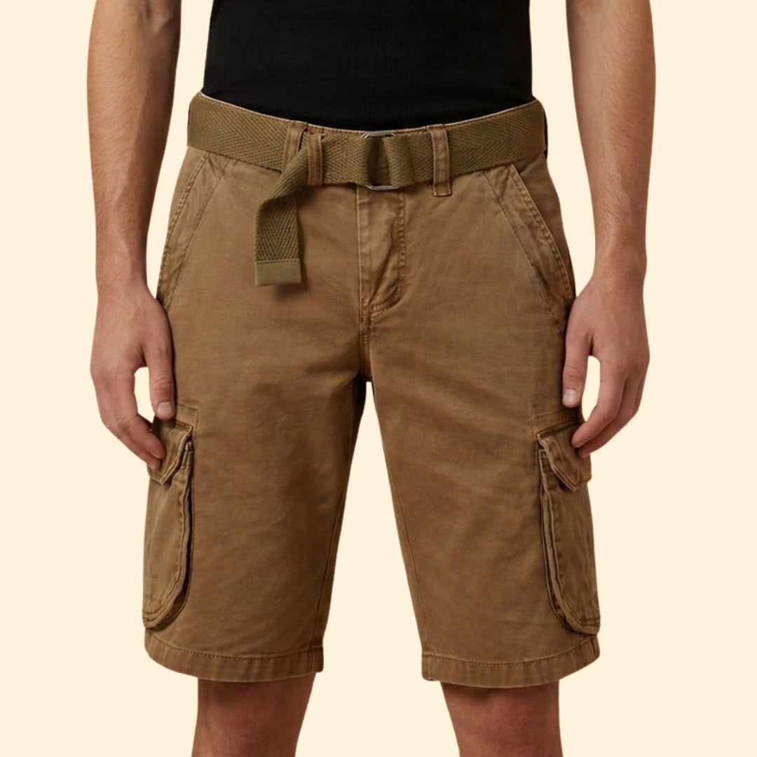 Men's Utility Shorts with Side Cargo Pockets