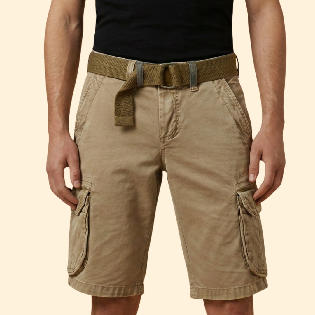 Men's Utility Shorts with Side Cargo Pockets
