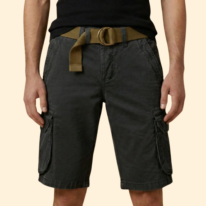 Men's Utility Shorts with Side Cargo Pockets