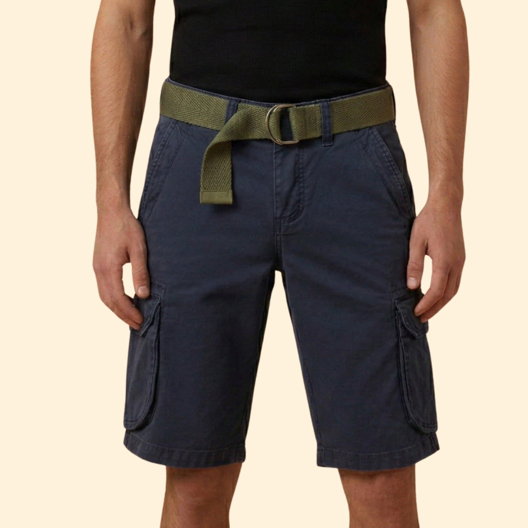 Men's Utility Shorts with Side Cargo Pockets
