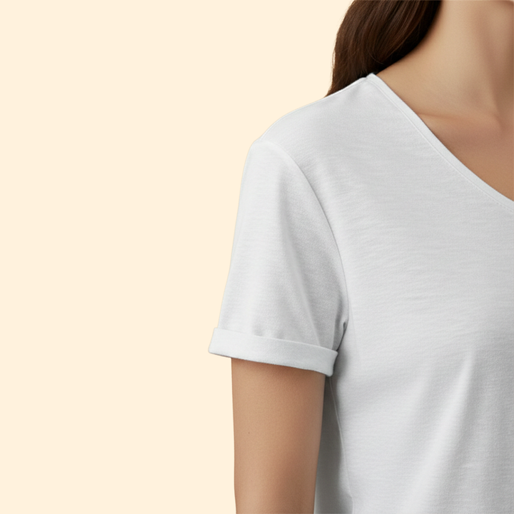 Men’s V-Neck T-Shirt with Short Sleeves
