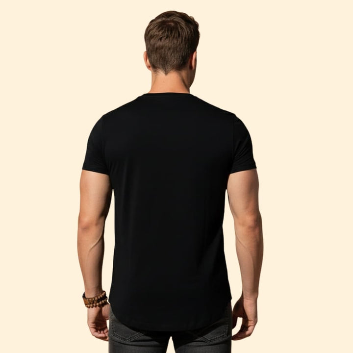 Men’s V-neck T-shirt with Short Sleeves