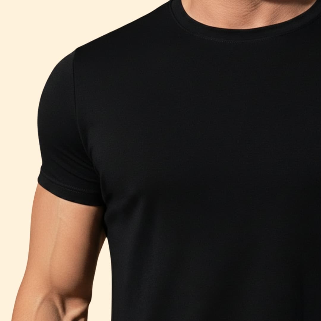 Men’s V-neck T-shirt with Short Sleeves