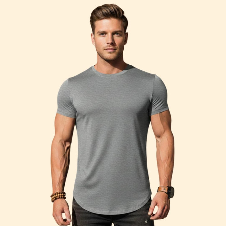 Men’s V-neck T-shirt with Short Sleeves