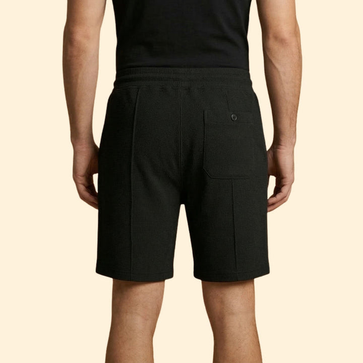 Men’s Waffle Shorts with Adjustable Waistband