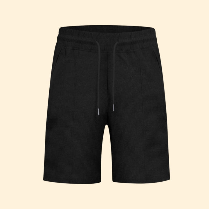 Men’s Waffle Shorts with Adjustable Waistband