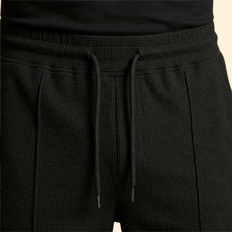 Men’s Waffle Shorts with Adjustable Waistband