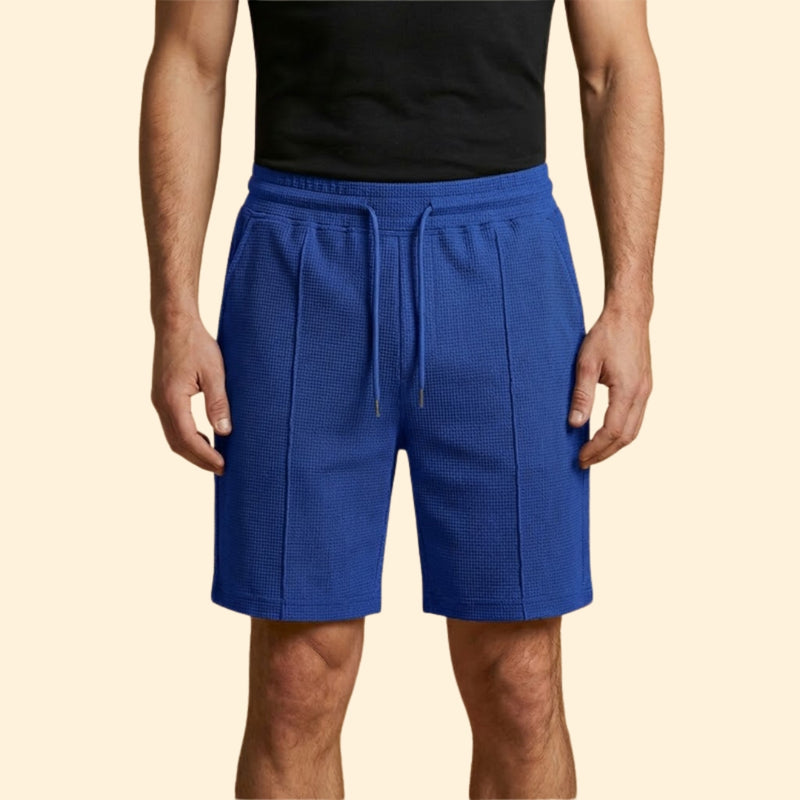Men’s Waffle Shorts with Adjustable Waistband