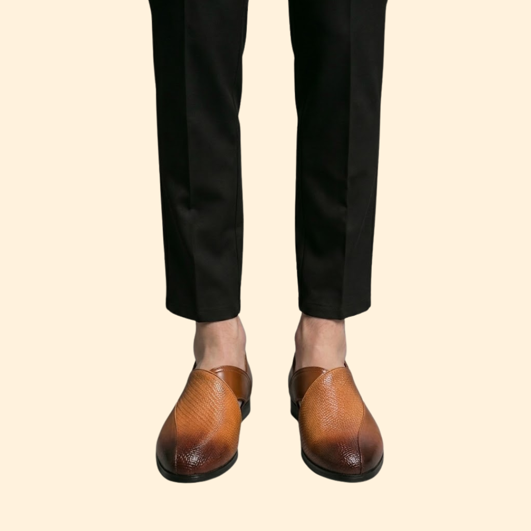 Men's Woven Leather Sandals