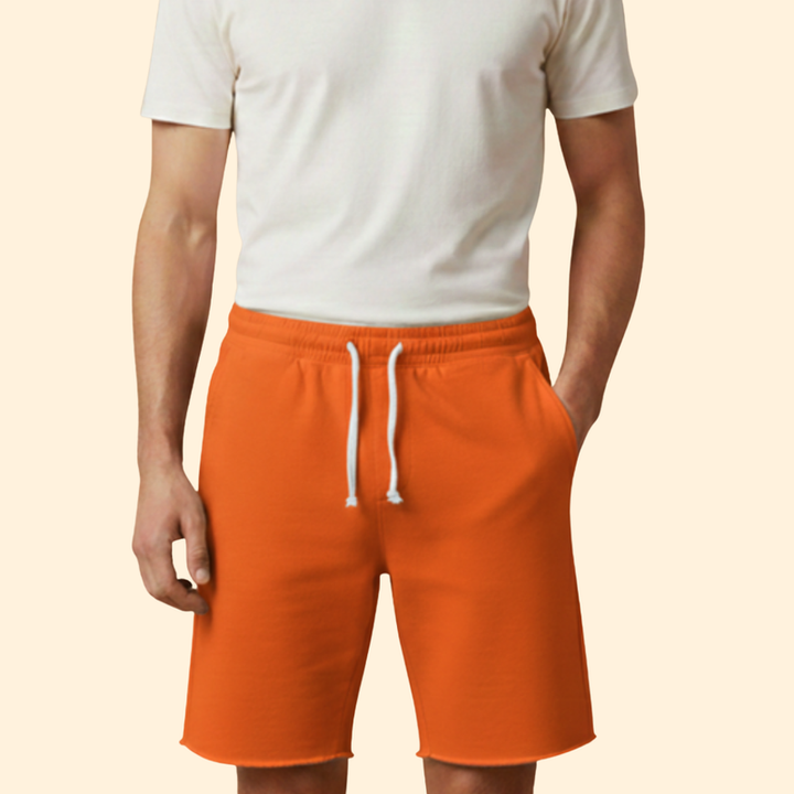 Men’s Knee-Length Shorts with Drawstring Waist