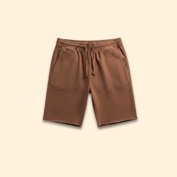 Men’s Knee-Length Shorts with Drawstring Waist