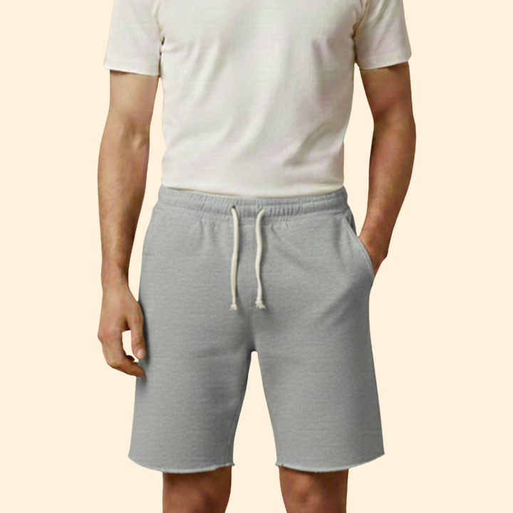 Men’s Knee-Length Shorts with Drawstring Waist