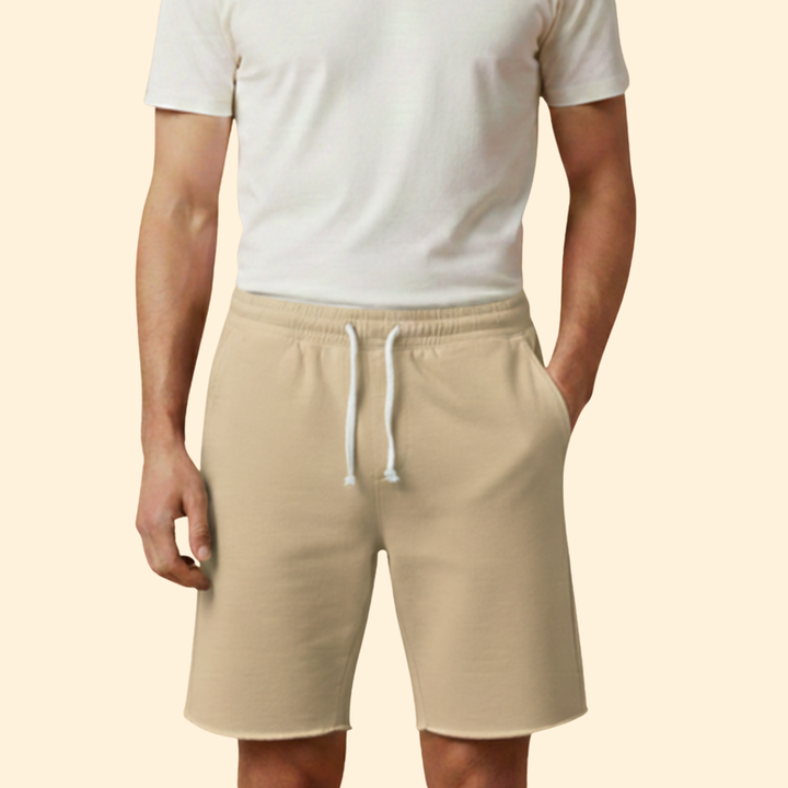 Men’s Knee-Length Shorts with Drawstring Waist