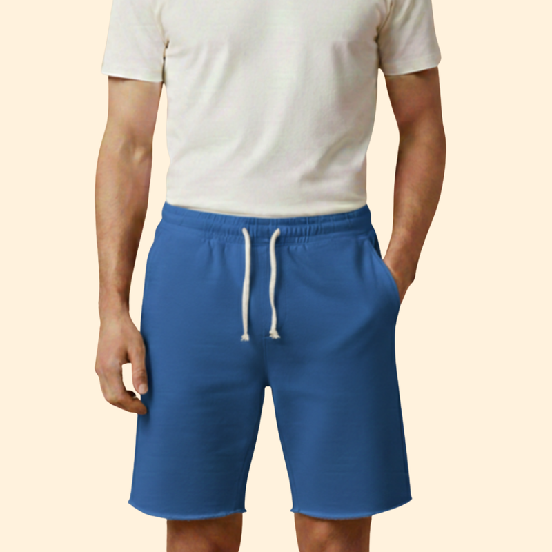 Men’s Knee-Length Shorts with Drawstring Waist