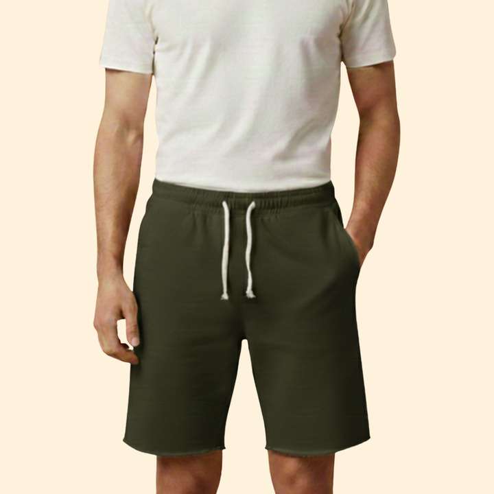 Men’s Knee-Length Shorts with Drawstring Waist