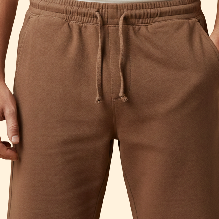 Men’s Knee-Length Shorts with Drawstring Waist