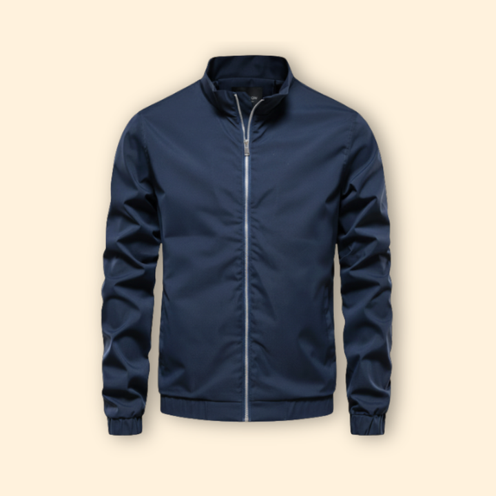 Men’s Bomber Jacket with Elastic Cuffs