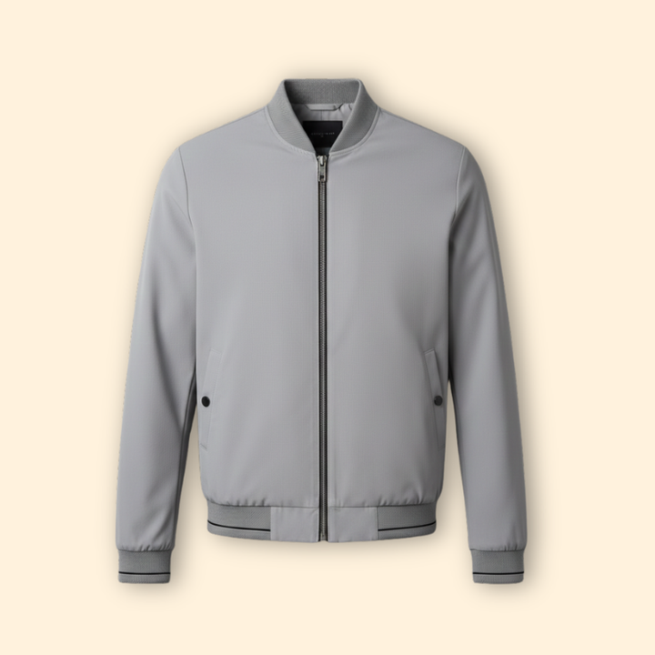 Men’s Bomber Jacket with Sporty Design