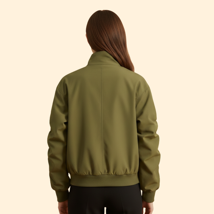 Men’s Bomber Jacket with Structured Sleeves