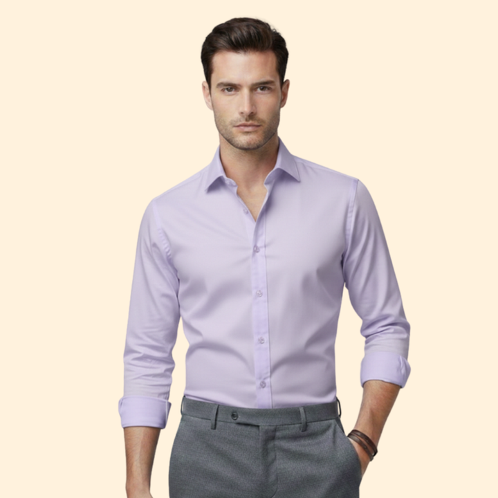 Tommy Men’s Classic Fit Shirt with Button Closure