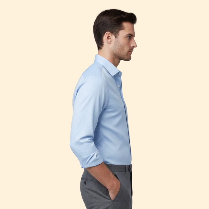 Tommy Men’s Classic Fit Shirt with Button Closure