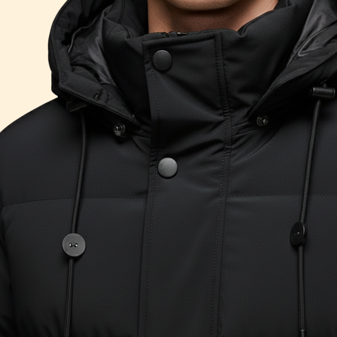 Men’s Puffer Jacket with Hood