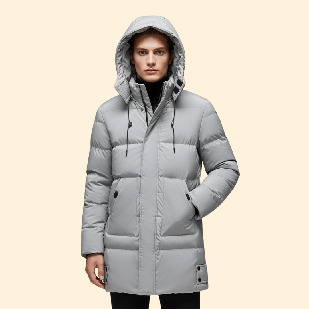 Men’s Puffer Jacket with Hood