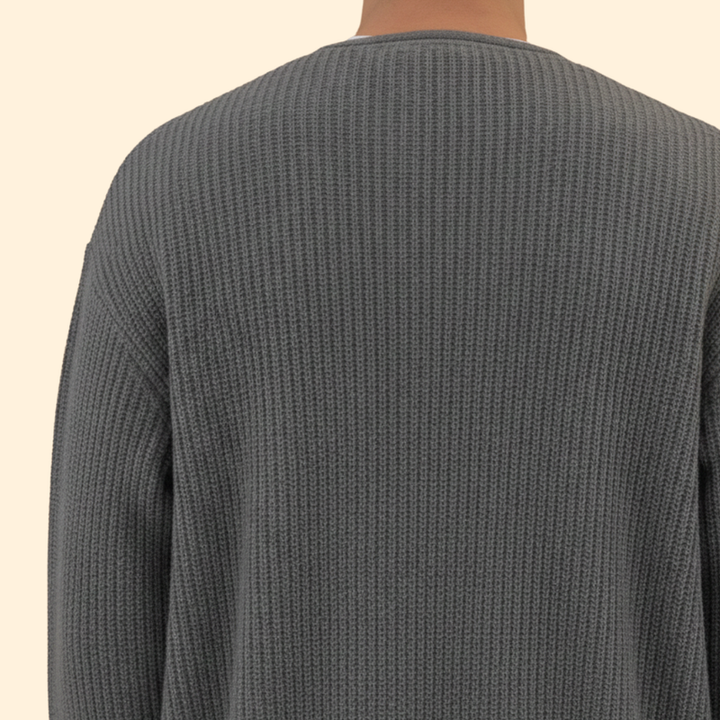 Men’s Ribbed Bomber Jacket with Zip