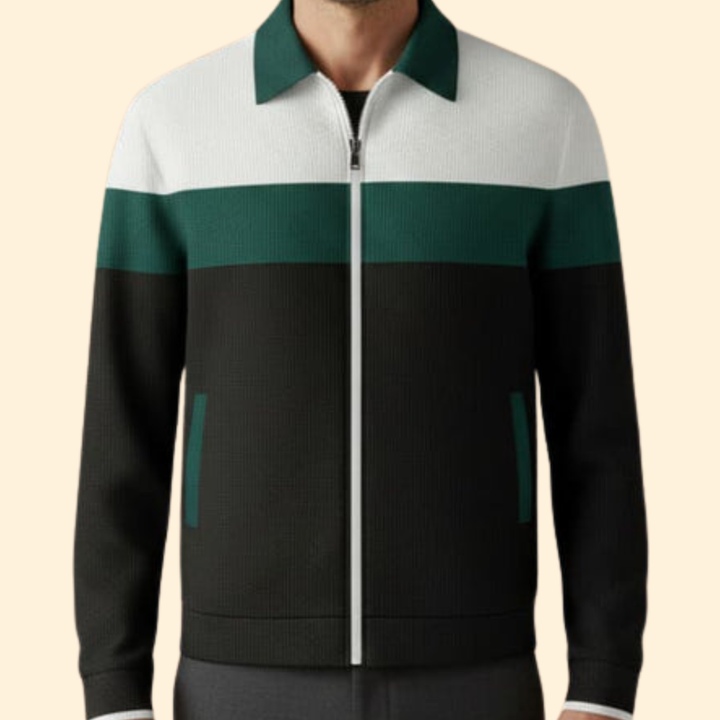 Men’s Structured Bomber Jacket