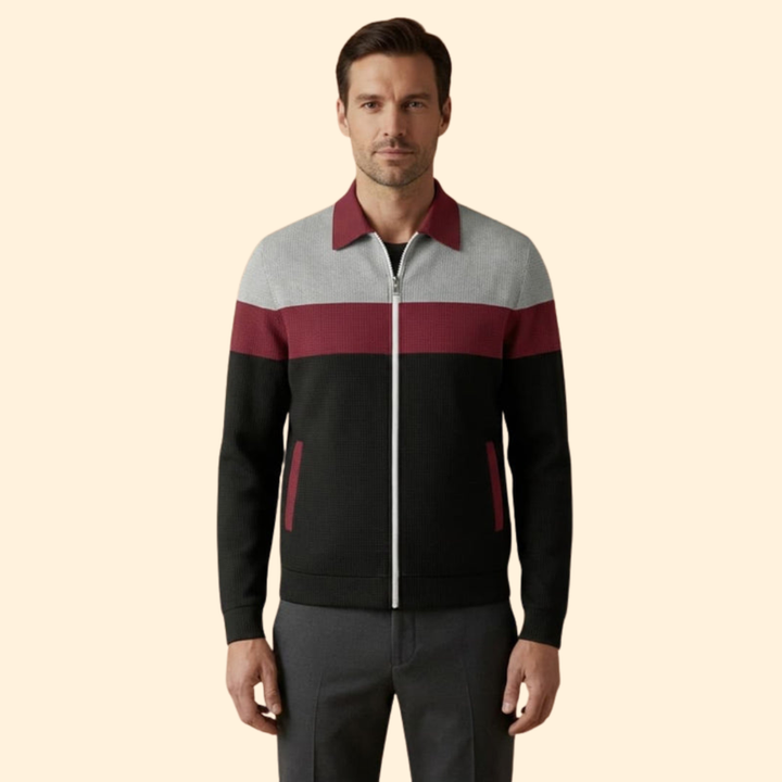 Men’s Structured Bomber Jacket