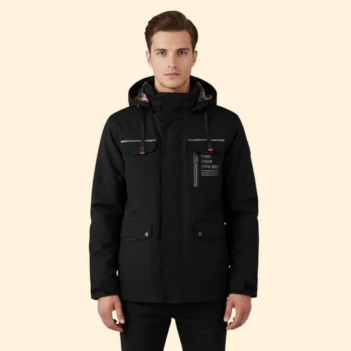 Men’s Utility Jacket with Flap Pockets