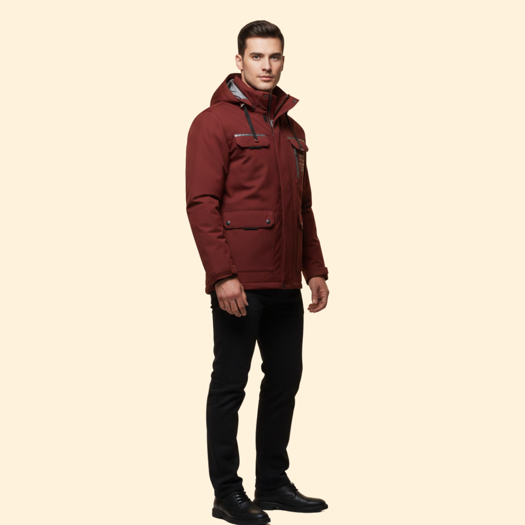 Men’s Utility Jacket with Flap Pockets