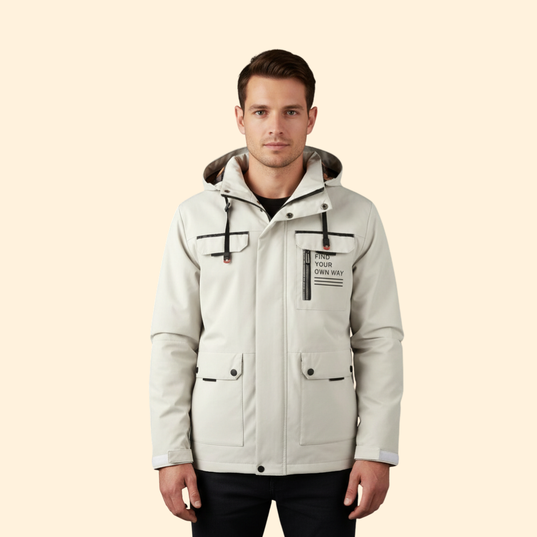 Men’s Utility Jacket with Flap Pockets