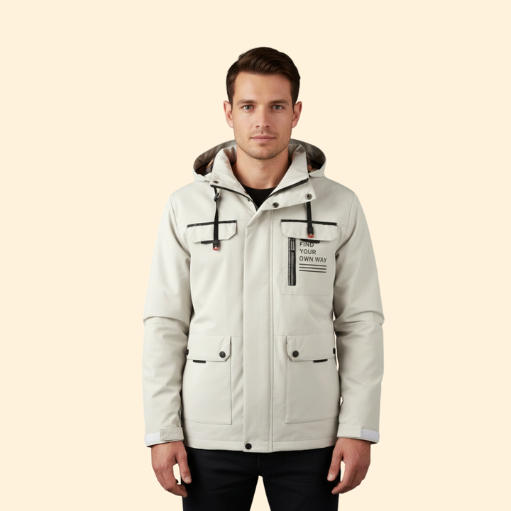 Men’s Utility Jacket with Flap Pockets