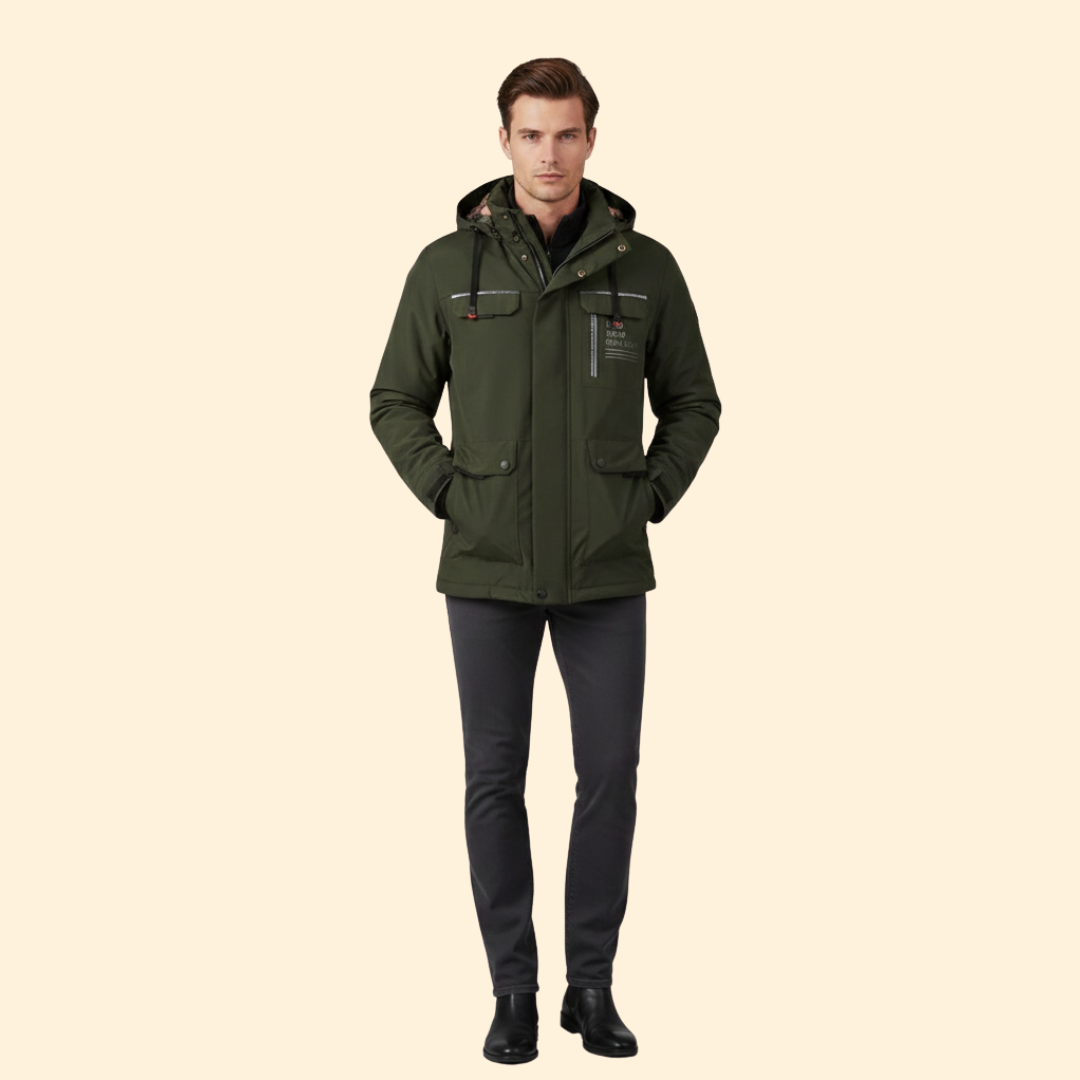 Men’s Utility Jacket with Flap Pockets