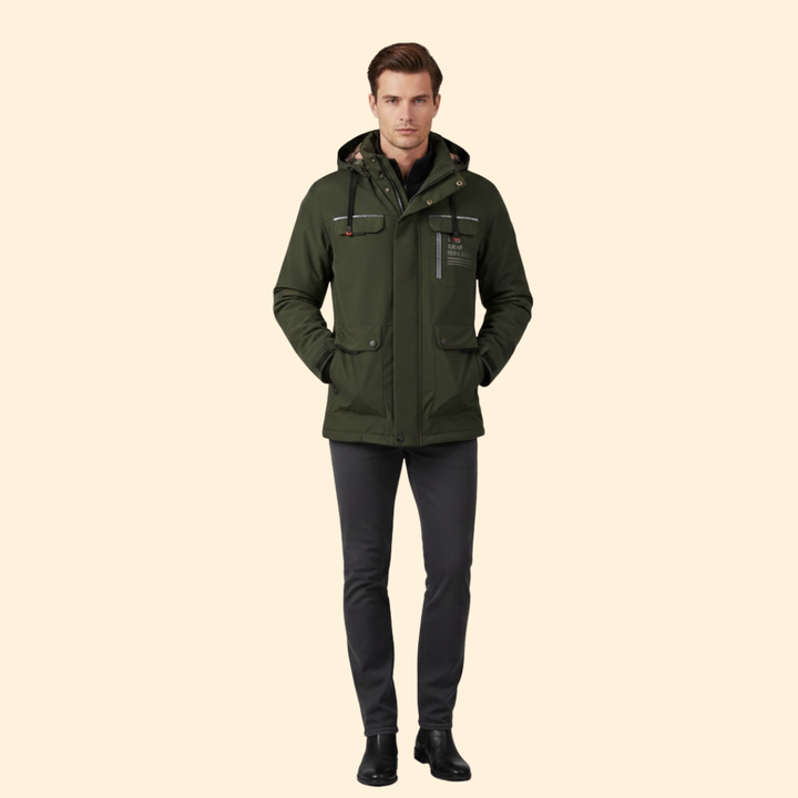 Men’s Utility Jacket with Flap Pockets