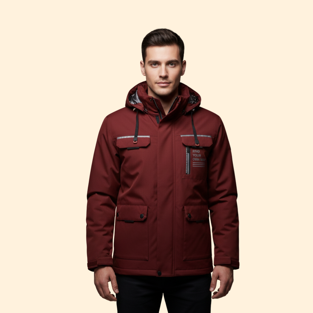 Men’s Utility Jacket with Flap Pockets