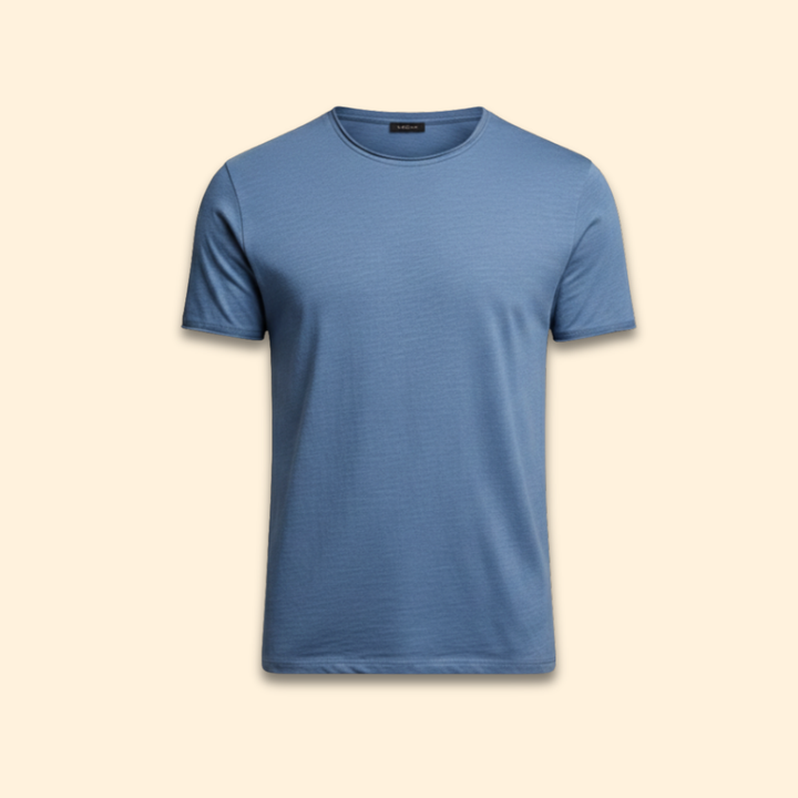 Men’s Casual T-Shirt with Round Neck