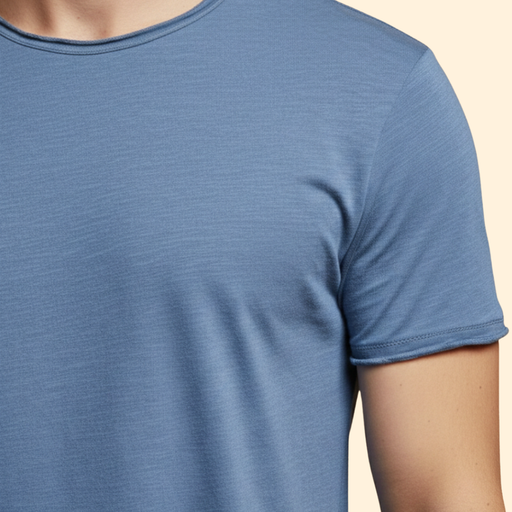Men’s Casual T-Shirt with Round Neck
