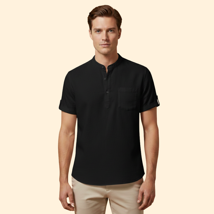 Men’s Summer Shirt with Button Placket