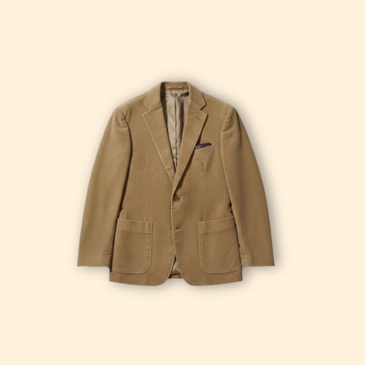 Men’s Button Front Jacket with Lapels