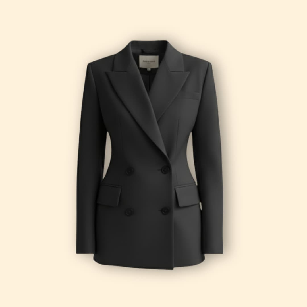 Women’s Blazer with Notched Lapel Detail