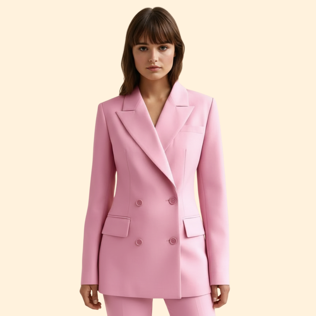 Women’s Blazer with Notched Lapel Detail