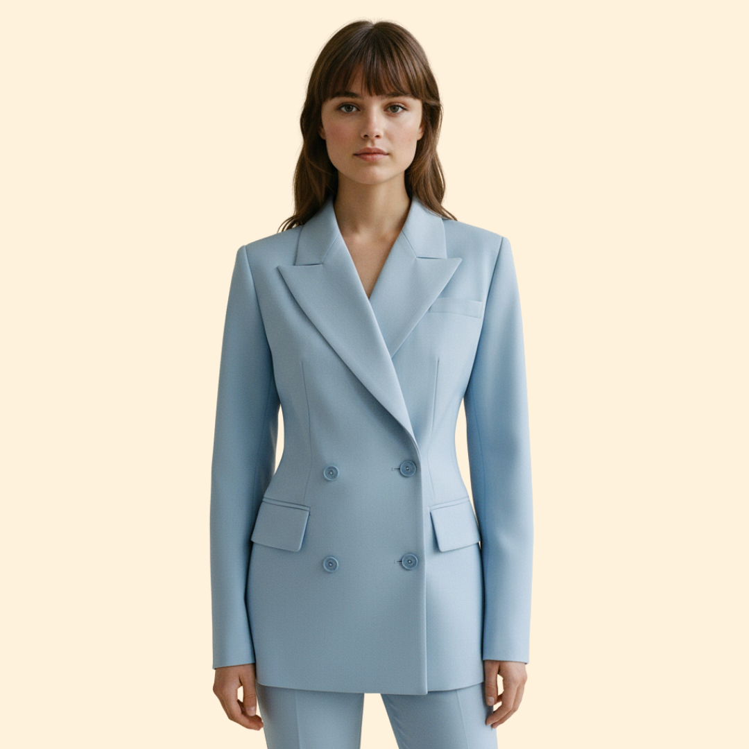 Women’s Blazer with Notched Lapel Detail
