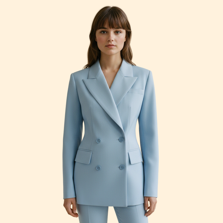 Women’s Blazer with Notched Lapel Detail
