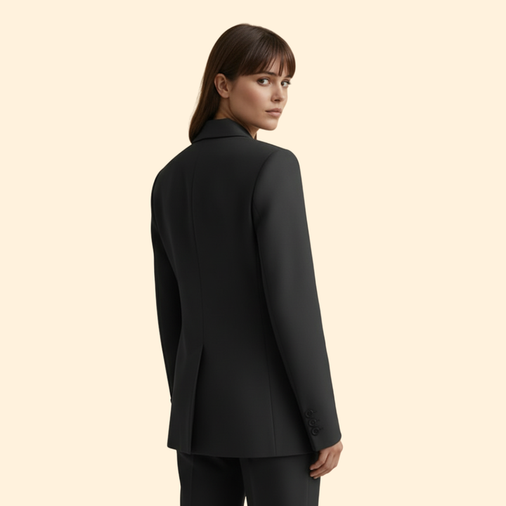 Women’s Blazer with Notched Lapel Detail